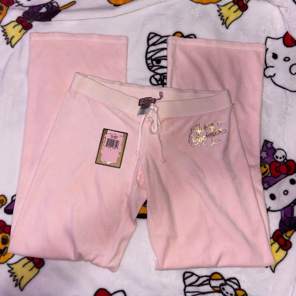 NWT Juicy Couture Blush Velour Lounge Pants